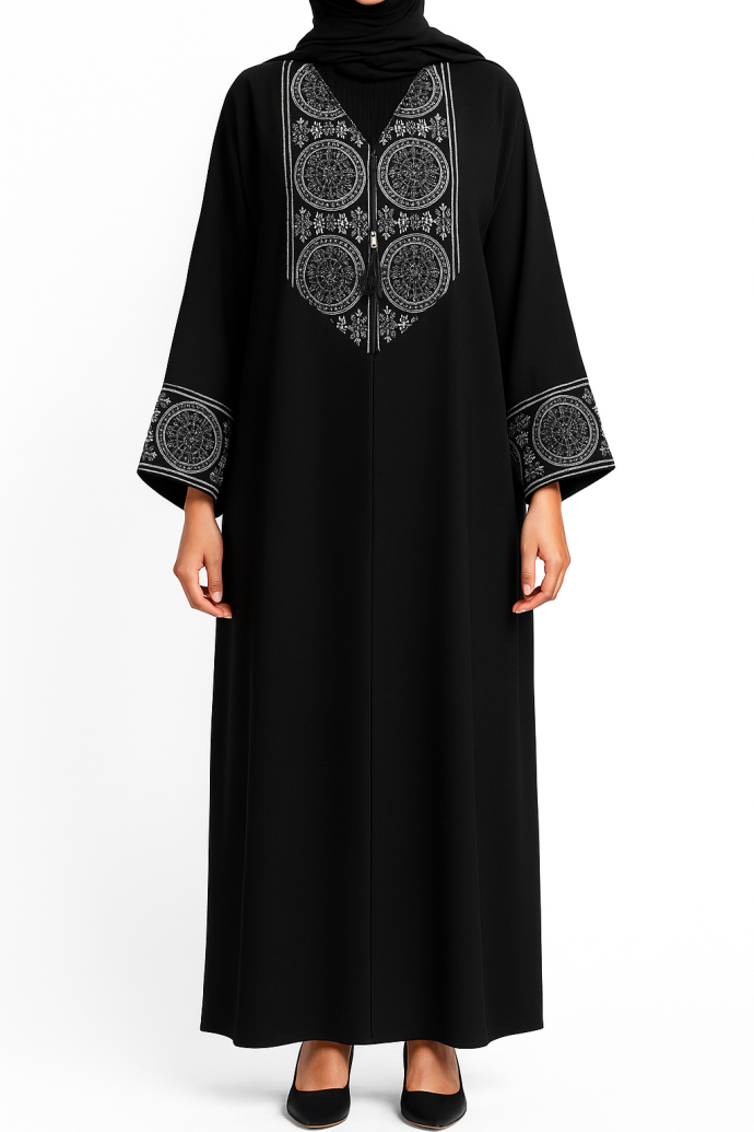 80859747-6251-44b7-a037-7f8293c90d1d ست دورس نخ پنبه و شلوار کتان (6 تا 14 سال) - Image 1