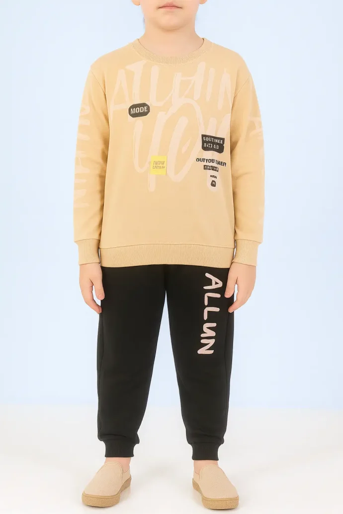 ست دورس و شلوار نخ پنبه بچگانه مود - کد 32 - Image 2