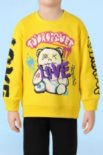 دورس نخ پنبه بچگانه طرح خرسی فینگر دار – کد 39 - Image 2