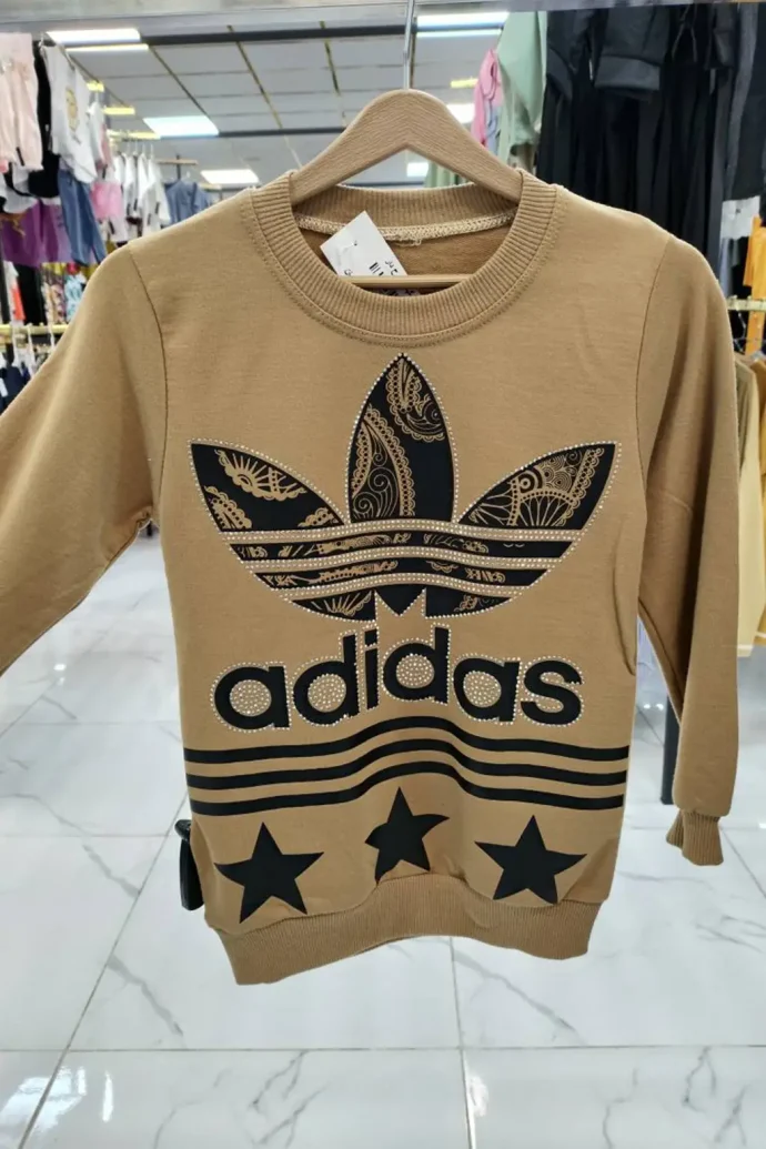 code 42-2 دورس تک نخ پنبه بچگانه نگین دار – کد 42 - Image 1